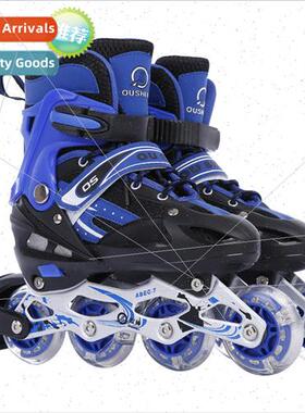 Button Adjustable Aluminum Bracket Roller Skates 80031 PVC F