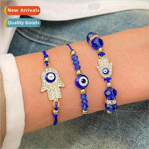 Vintage Eyes Devil Eye Butterfly wh Diamonds HKn Adjustable