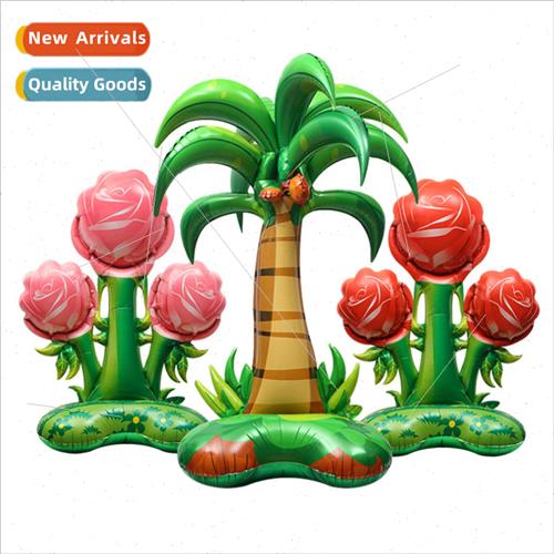 Oversized 4D birthday decoration party photo balloon rose ca