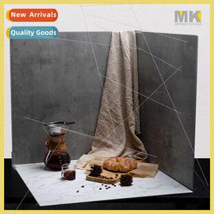 Ins double-sided texture photo backdrop PVC wood marble phot