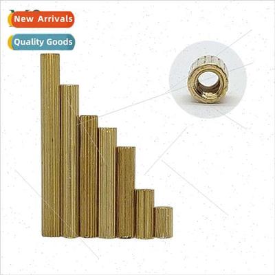 M2 double pass knurled copper column straight flower screw r