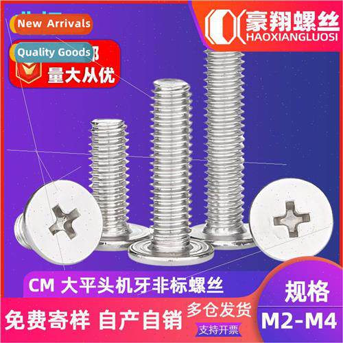 304 large flat head screws CM thin head screws flat head mac