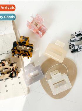 New acetic acid hair grab Maru Hair clip mermaid  small squa