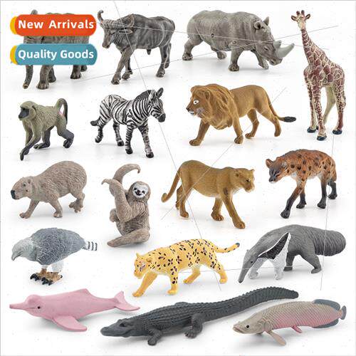 Africa  America wildlife model sloth anteater jaguar zebra l