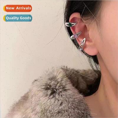 Love zirconia hair card ear bone clip niche children interes