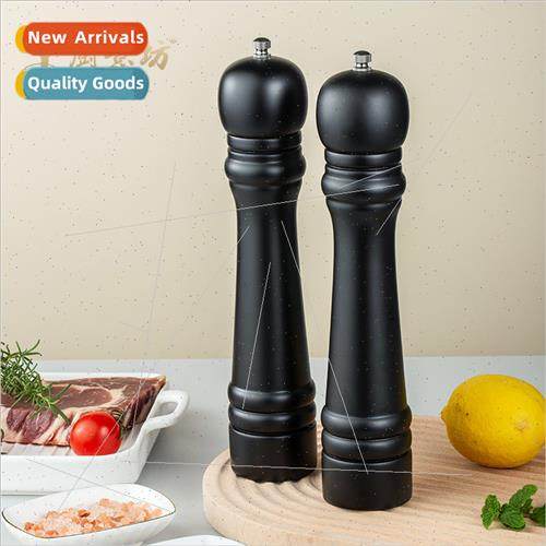 Manual pepper grinder solid wood PU lacquer pepper mill cera