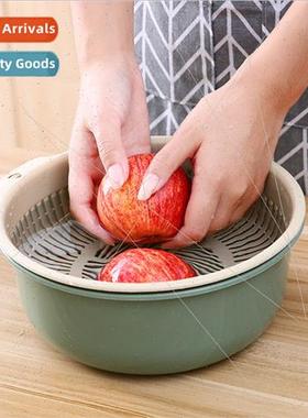 Kchen double frus vegetables plastic color clashing draining