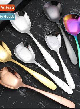304 creative spoon flat bottom square spoon spoon spoon squa
