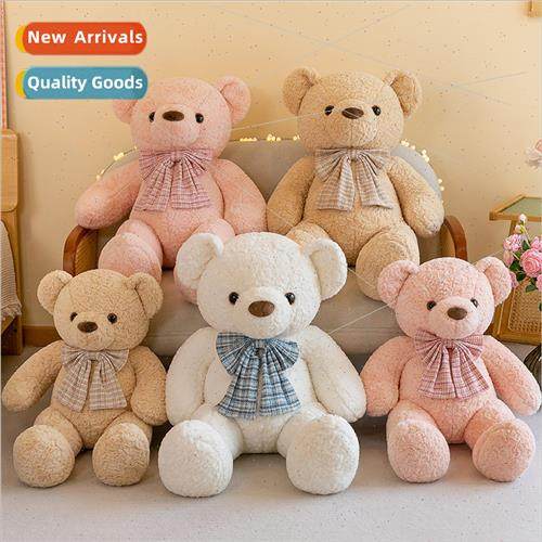 Cute Large Cuddle Bow Tie Bear Plush Toy Scissor Machine Dol
