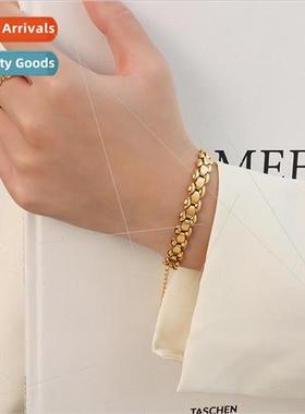 Europe ins bracelet women wider watch chain jewelry tanium s