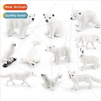 simulation animal model 11pcs set mini Arctic winter animal