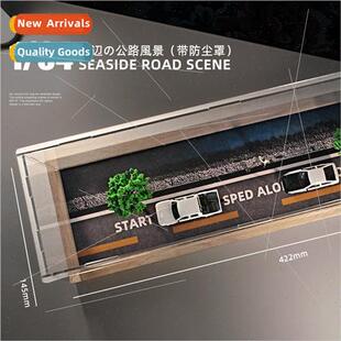 Toys small car model display rack acrylic parking lot scene