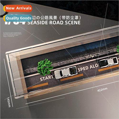 Toys small car model display rack acrylic parking lot scene