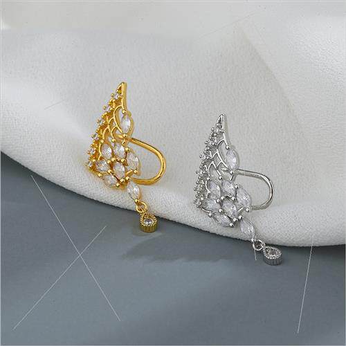 No need适用ear piercing angel wings ear bone clips women wil