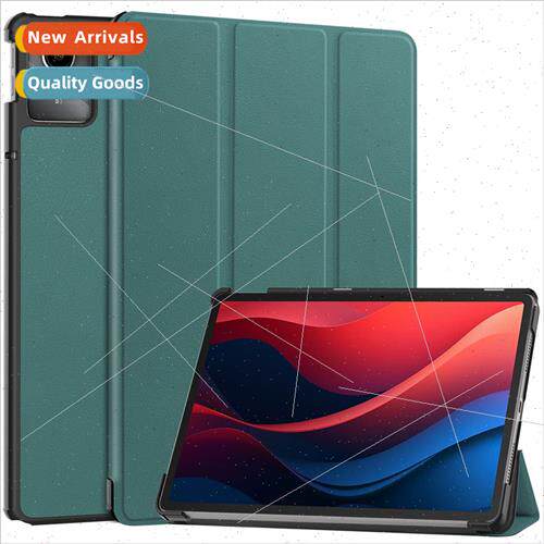 适用Lenovo Pad2024 Tablet Case Caster Tri-fold Case 11 inch
