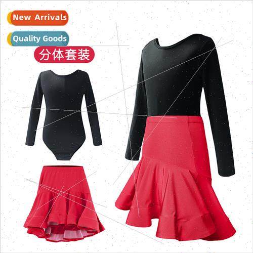 Childrens Latin Dance Competion Unims Autumn Womens Long Sle