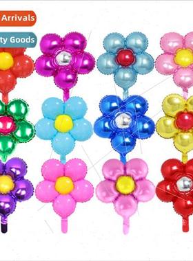 round aluminum film balloon wedding arrangement petal alumin