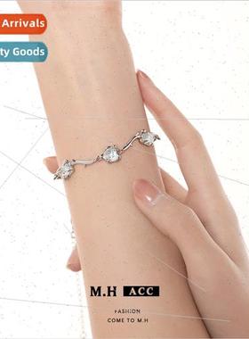 Fantasy blue love bracelet female new simple cold wind acces