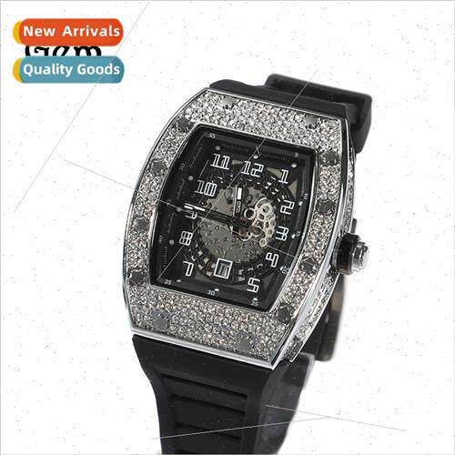 new men watches fashion diamond quartz watch multifunctional