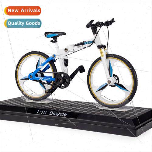 1:10 simulation alloy skidding foldable mountain bike model