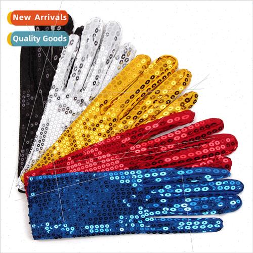 June 1st Childrens Day Permance Gloves Sequin Gloves Dance P