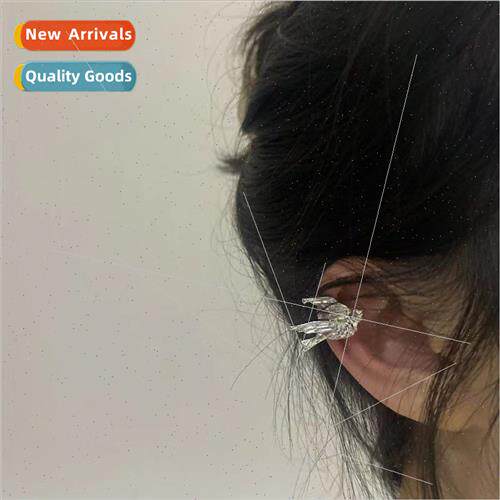 Flying bird ear bone clip ear clip female whout ear hole men