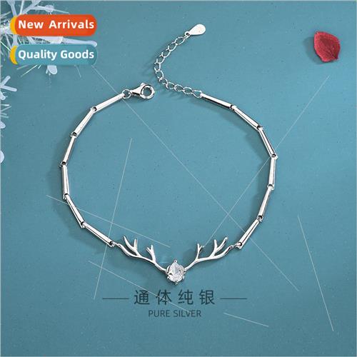 lver bracelet Korea simple student gift fashion antler hjewe