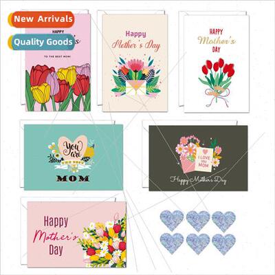 Mother Day Greeting Card mple English wh Envelope Stickers T