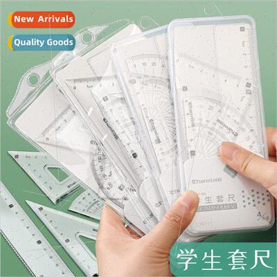 15cm Ruler Exam Set Trigonometry Protractor Circular Ruler T