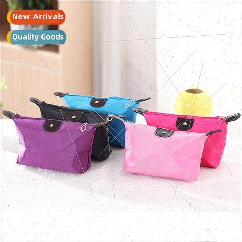 Candy Color Folding Dumpling Bag Korea Cute Dumpling Cosmeti