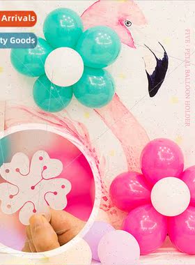 Balloon Plum Clip Decoration Accessories 6 in 1 Plum Shape B