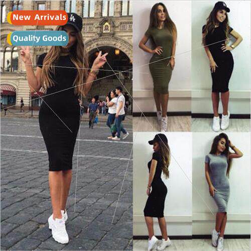 2017 Fall Fashion Wrap Hip One pcs Dress ZC2123