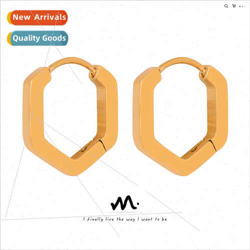 mple fashion versatile texture geometric tanium steel gold-p