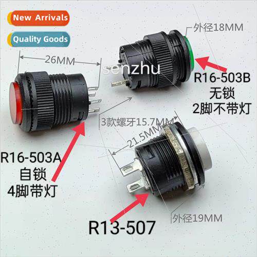 Pushbutton Keyswch DS R16 R13-503 Pushbutton Toggle Swch Mou