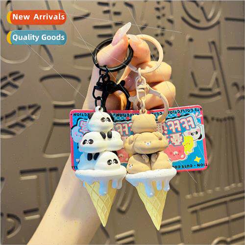 Ice-cream Kurumi doll bag charm keychain car charm cute yucc