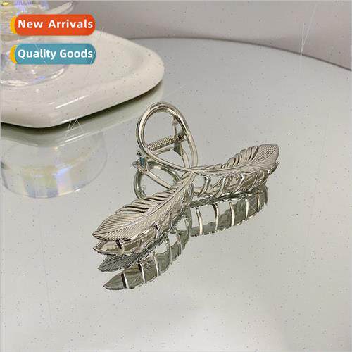 New feather grab clip female simple exquise hundred niche ba