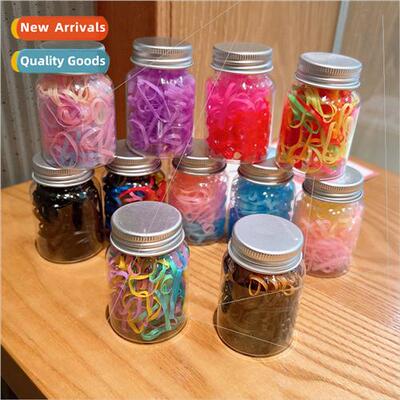 Cute Bottle Teenage Children Disposable Hair Rope Rubber BBa