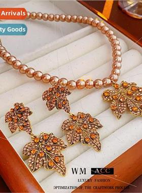 Earrings silver pin wh diamonds do old leaves tassel earring