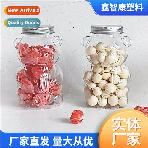 Bear Juice Jars Sealed Jars Packaging Storage Jars Plastic B