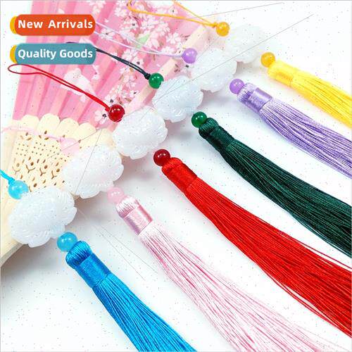 Imation whe jade lotus tassel spike retro hanging spike diy