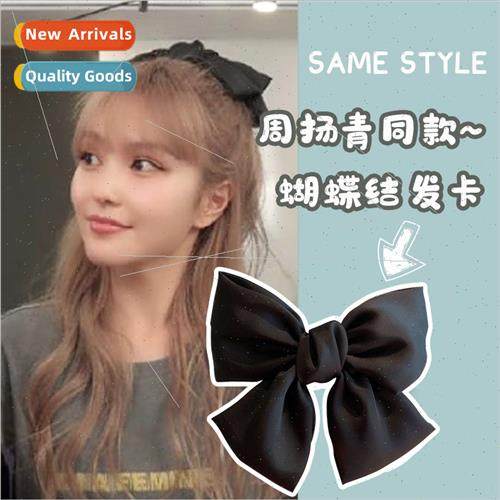 Bow hair clips back head spring clip hair card headdress Mor