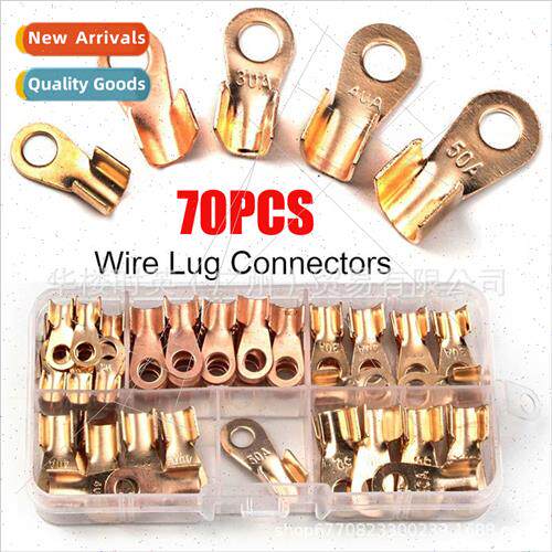 70PCS OT open copper nose Copper wire connector terminal blo