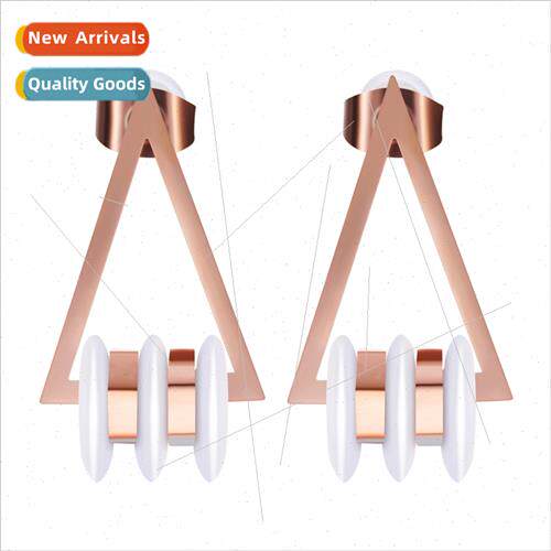 Europe ins popular simple wild geometric triangle ceramic ta