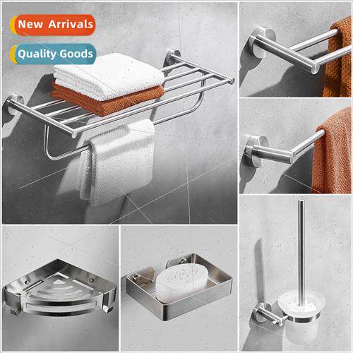 304 Bathroom Towel Rack No Punch Towel Bar Bathroom Storage