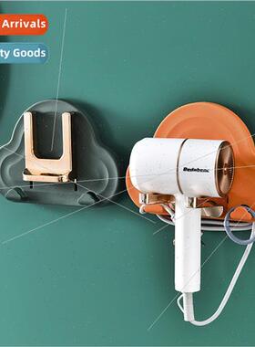 Bracket hairdryer hanging rack hair dryer rack no punch bath