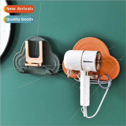 Bracket hairdryer hanging rack hair dryer rack no punch bath