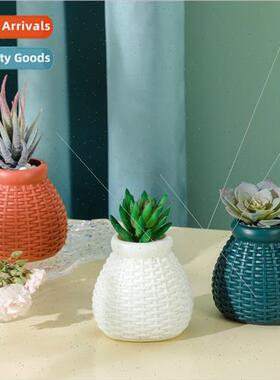 Plastic Vase Dry Wet Flower Arrangement Container ins Floral