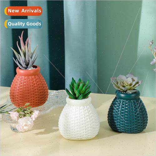 Plastic Vase Dry Wet Flower Arrangement Container ins Floral