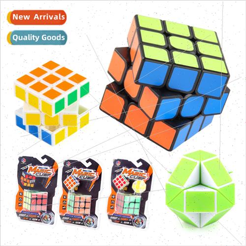 Regular introductory rotating third- Rubik Cube black sticke