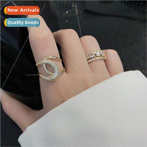 Ring 2022 new tide fashion niche cold wind open index finger